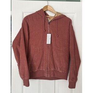 Alpine Design Corduroy Full Zip Hoodie Size Medium NWT